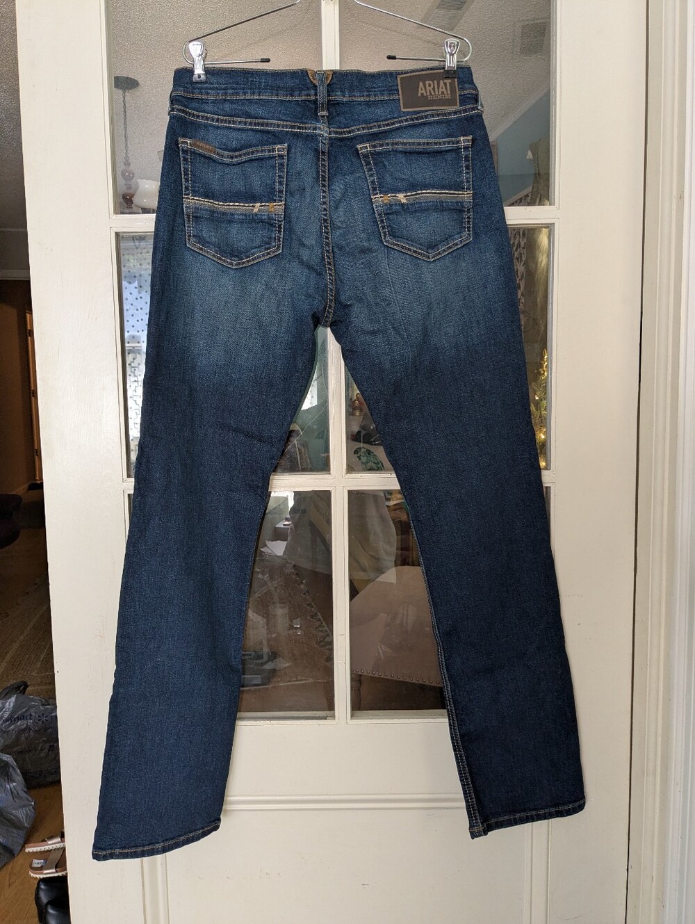 Ariat Men's M8 Brawley Tekstretch Slim Jean Size 35 Waist 32 Length - Picture 2 of 5